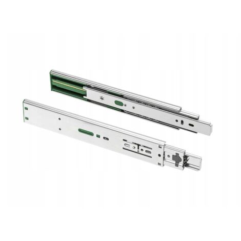 H45 Drawer Runners Ball Bearing Damping Soft Close 40kg Load Quick Installation (1/5)
