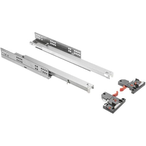 Drawer Runners Soft Close Full Extension 3D Adjustable 30kg Load Capacity 1 Set 2 Pieces (1/5)