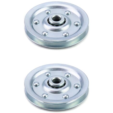 Universal Bearing Pulley V-shaped Steel Cable 215 Kg 2 Pieces (1/5)