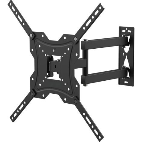 TV Wall Mount for 26-55 Inches Adjustable Swivel Tilt Extendable VESA Bracket Flat Curved (1/5)