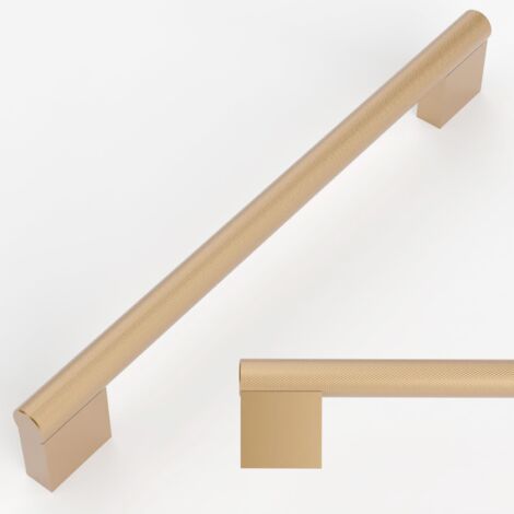 Pack of 10 Champagne Cabinet Handles 192mm Hole Spacing for Cupboards Doors (1/4)
