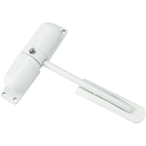 Surface Mounted Door Closer Half Hour Fire Resistant Adjustable Tension 150lbs Left Right Hand (1/5)