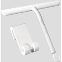 Silicone Shower Squeegee: Streak-Free Glass Cleaning, Multifunctional Ergonomic Design, Easy Install