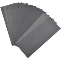 Silicon Carbide Waterproof Sandpaper 7 Grit 400-14pcs for Wood Metal Car Furniture Polishing