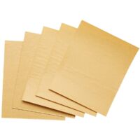 5 Assorted Grit Sandpaper Sheets for Wood Metal Plaster Furniture Restoration Decoration