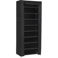 10 Tier Shoe Rack Stand Large Capacity Storage Organizer Durable Stable Easy Assembly