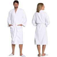Cotton Bathrobe Hotel Quality Skin-friendly Super Absorbent Washable 95°C