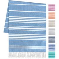 Eco-Friendly Recycled Cotton Beach Towel Picnic Blanket Mat Durable Absorbent Multipurpose