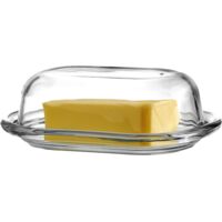 Fresh Butter Dish High Quality Glass Dishwasher Safe 20x13x7cm