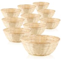 10 Raffia Easter Baskets for Decoration Egg Gift Table Decor