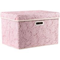 Large Foldable Storage Boxes With Lids Fabric Cube Organizer Space Saving