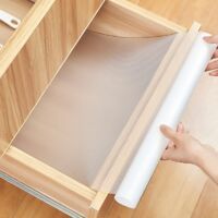 Non-slip Drawer Mat EVA Transparent Waterproof Cuttable Fridge Kitchen Cupboard Shelf Protection