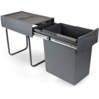 Kitchen Bin Bottom Attachment Removable Recycling 20L Steel Plastic
