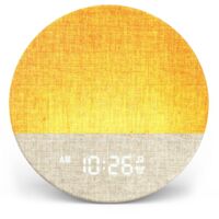 White Noise Machine Luminous Alarm Clock: 29 Sounds, Dawn Simulator, Dimmable Night Light