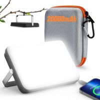 Rechargeable Camping Lamp 4000lm 20000mAh 4 Modes IPX5 Waterproof 144H Runtime Portable Outdoor
