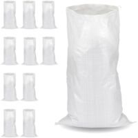 10 Reusable Rubble Sacks Polypropylene 55kg Capacity Durable Construction Garden Waste Bags