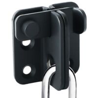 Stainless Steel Exterior Door Latch Sliding Gate Lock Rocker Shutter Bolt for Windows Cupboards