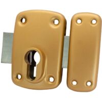 Security Lock Cover Steel Europrofile Cylinder Bolt 2-Turn Lock