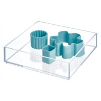 Stackable Plastic Cutlery Drawer Organiser Versatile Storage Tray