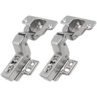 95 Degree Soft Close Hinges Hydraulic Damper Heavy Duty Stainless Steel Concealed 40mm Cabinets
