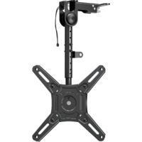 Under Cabinet Foldable TV Stand Swivel Height Adjustable for 14-42 Inch LCD TVs