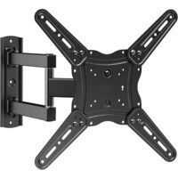 Tv Wall Mount Tilting Swiveling For 26-60 Inch Flat Curved Screens Max Vesa 400x400mm Capacity 35kg