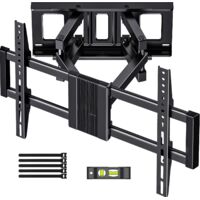 Full Motion TV Wall Mount for 37-80 Inch Tvs Swivel Extendable Tilting Max Vesa 600x400mm Up 45 Kg