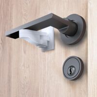 4 Pieces Proof Door Lever Lock Compact Safe No Tools Multi Use