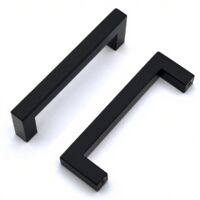 2 Units Stainless Steel Cabinet Handles Drawer Door Knobs Pulls Furniture Home Decor with Screws