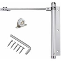 Aluminium Alloy Automatic Door Closer Adjustable Easy Install 45kg Capacity