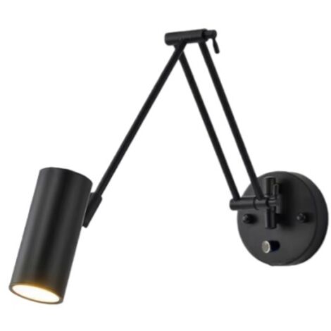 Lampe De Lecture De Chevet De Chambre à Coucher à Led, Applique Murale RéTractable Pliante Moderne, Applique Murale à Bras Rotatif RéGlable, AdaptéE à La Chambre à Coucher, Applique Murale De Salon (1/3)