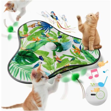 Jouet automatique pour chat – Jouet interactif pour chat qui se cache, rechargeable, favorise l'activité physique et soulage l'ennui, conçu pour les espaces de jeu indépendants des chats d'appartement (1/5)
