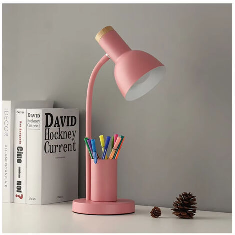 Lampe De Chevet, Lampe De Chevet Avec Support, 3 Lampes De Chevet, Lampe De Chevet Pour Le Soin Des Yeux, Lampe De Chevet Pour Le Bureau à Domicile (rose)