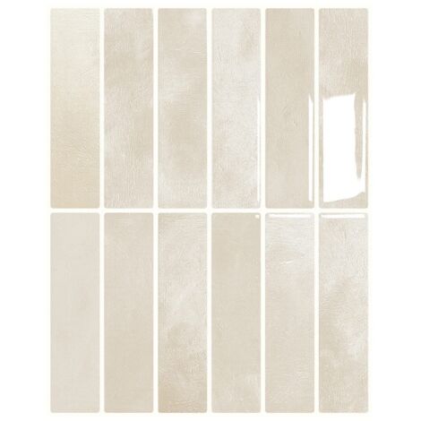 Lot de 10 crédences adhésives pour cuisine, salle de bain, carrelage mural, Kaki clair