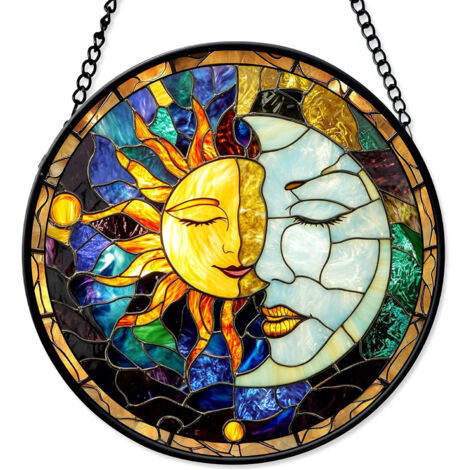 Attrape-soleil en vitrail – Décoration élégante 20 cm (1/3)
