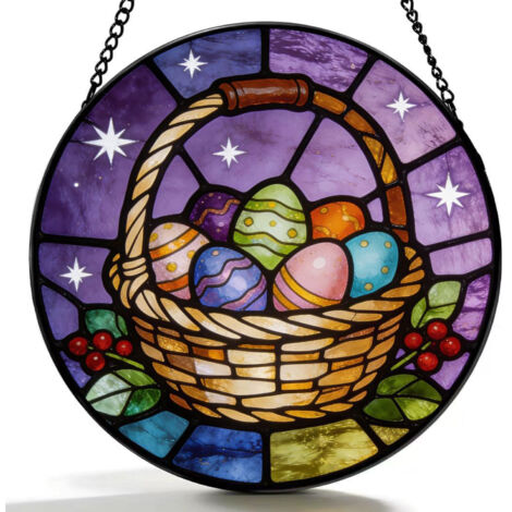 Attrape-soleil en verre coloré 20 cm – Déco intérieure (1/3)