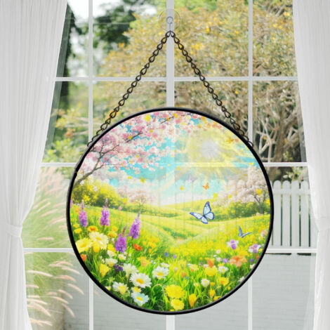 Vitrail 20 cm – Attrape-soleil pour fenêtre et intérieur (1/3)