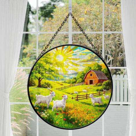 Attrape-soleil vitrail 30 cm – Déco porte et fenêtre (1/3)