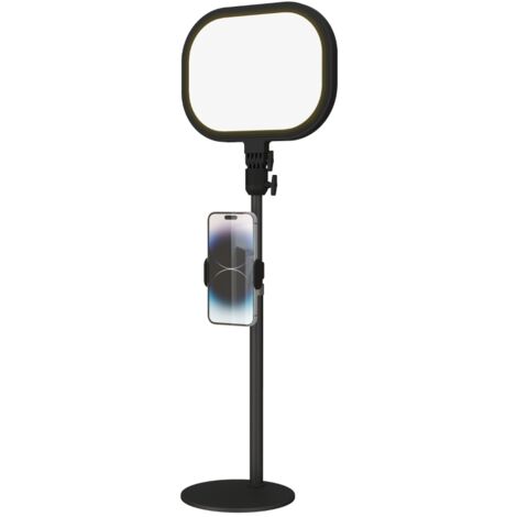 Lampe de bureau avec support pour téléphone. 5 modes de couleur et 10 niveaux d’intensité lumineuse. Lampe de chevet dotée de fonction mémoire, idéale pour les séjours dans le salon ou la chambre à co (1/5)