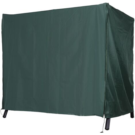 Couvercle pour le hamac de jardin. Protecteur pour le hamac en forme de chaise longue. Couverture résistante à l’eau. Protection contre le soleil. Dimension : 205 x 124 x 164 cm. (1/5)