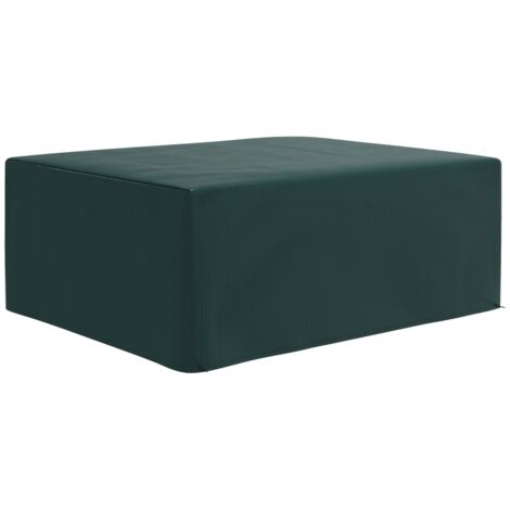 Abri de jardin, meubles de jardin, couverture protectrice imperméable, avec protection UV en plastique vert. Dimensions : 235 x 190 x 90 cm. Idéale pour une protection optimale en plein air. (1/5)