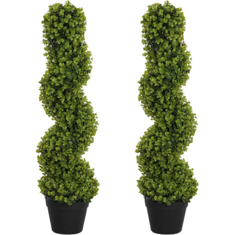 Deux ensembles de plantes artificielles en forme d’élytre d’eucalyptus. Longueur : 90 cm. Plantes artificielles, utilisées comme décorations pour la maison, le bureau, les couloirs, les jardins… (1/5)