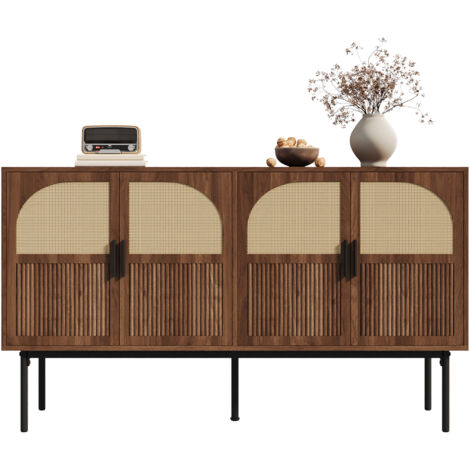 Modernes et simples meubles de rangement. Meuble moderne pour la salle à manger ou le salon. Dimensions : 140 L x 40 B x 80 H (en cm). (1/5)
