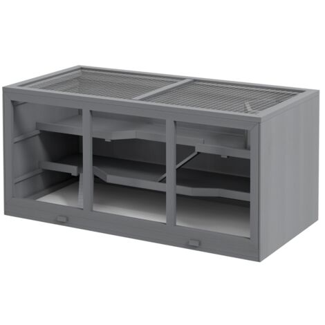 cage pour hamsters de petite taille  
 cage pour petits animaux  
 cage en bois  
 cage pour souris avec escaliers  
 cage pour petits animaux (1/5)