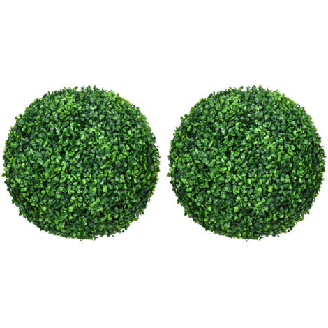 Lot pots en verre anti-UV pour plantes artificielles - Vert - Intérieur/extérieur - Pour bureau, salon, terrasse, jardin - Déco moderne transparente - Résistant (1/5)
