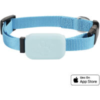 Smart Pet Collar with GPS Tracking, Cat & Dog GPS Collar, Compatible with iOS/Android Systems - Blue