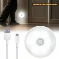 1pc USB Rechargeable Motion Sensor Light, 6000K LED Smart Sensor Night Light, Easily Installed in Cupboards, Staircases, Corridors, Bedrooms, Bathrooms or Any Other Location, Suitable for Night-time I