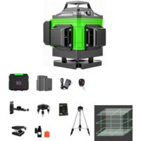Niveau laser 360° avec trépied, niveau laser à nivellement automatique, niveau laser 16 lignes