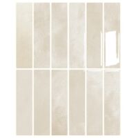 Lot de 10 crédences adhésives pour cuisine, salle de bain, carrelage mural, Kaki clair