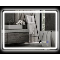 L’armoire à lumières de 50 x 70 cm, équipée d’un éclairage LED. C’est un miroir mural qui dispose également d’une fonction musicale via Bluetooth.et ils offrent trois différentes couleurs de lumière :